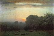 George Inness Morgen oil